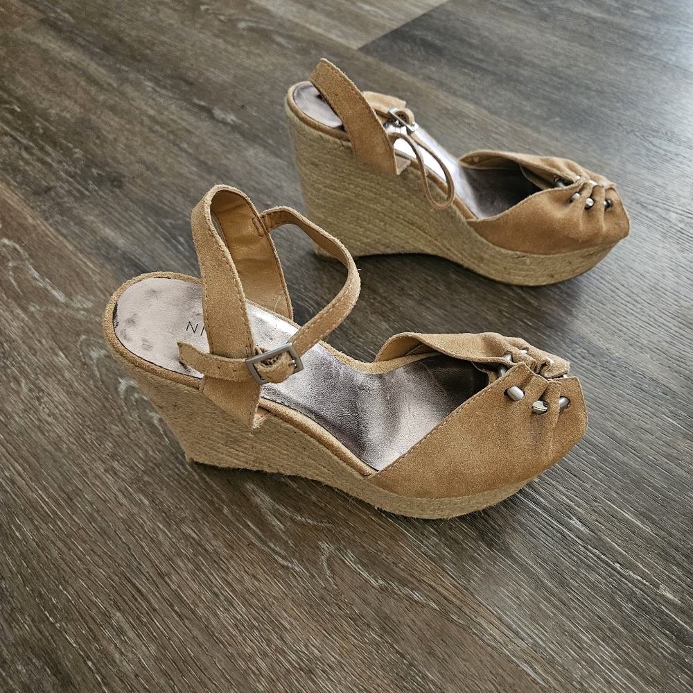 Suede platform sandals - Picture 5 of 6